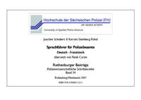 Sprachführer für Polizeibeamte