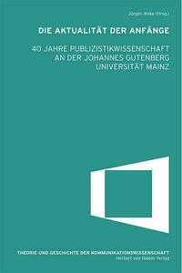 Die Aktualität der Anfänge