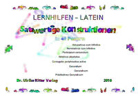 Lernhilfen / Satzwertige Konstruktionen in 40 Postern