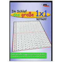 Im Schlaf das große 1x1 lernen!
