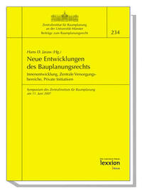 Neue Entwicklungen des Bauplanungsrechts