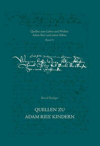 Quellen zu Adam Ries’ Kindern