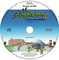 25 Übungs-CDs "Die Grünquatschlinge und der erste Schultag"
