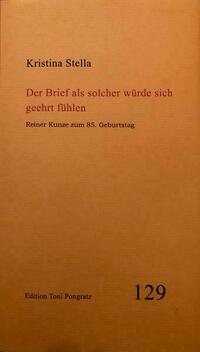 Der Brief als solcher würde sich geehrt fühlen