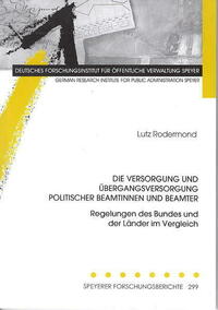 Die Versorgung und Übergangsversorgung politischer Beamtinnen und Beamter
