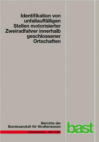 Identifikation von unauffälligen Stellen motorisierter Zweiradrahrer innerhalb geschlossener Ortschaften