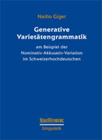 Generative Varietätengrammatik