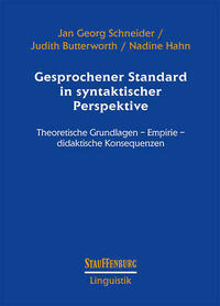 Gesprochener Standard in syntaktischer Perspektive