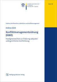 Konfliktmanagementordnung (KMO)