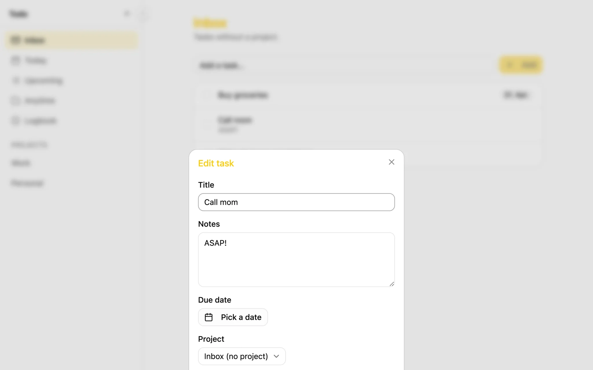 Todo screenshot 2