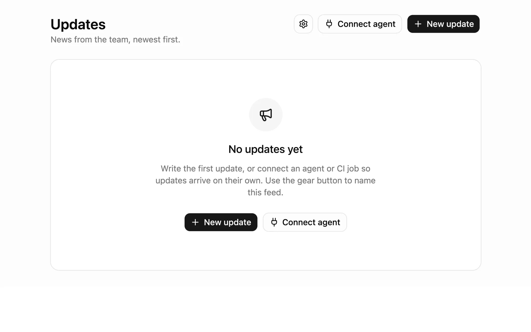 Updates screenshot