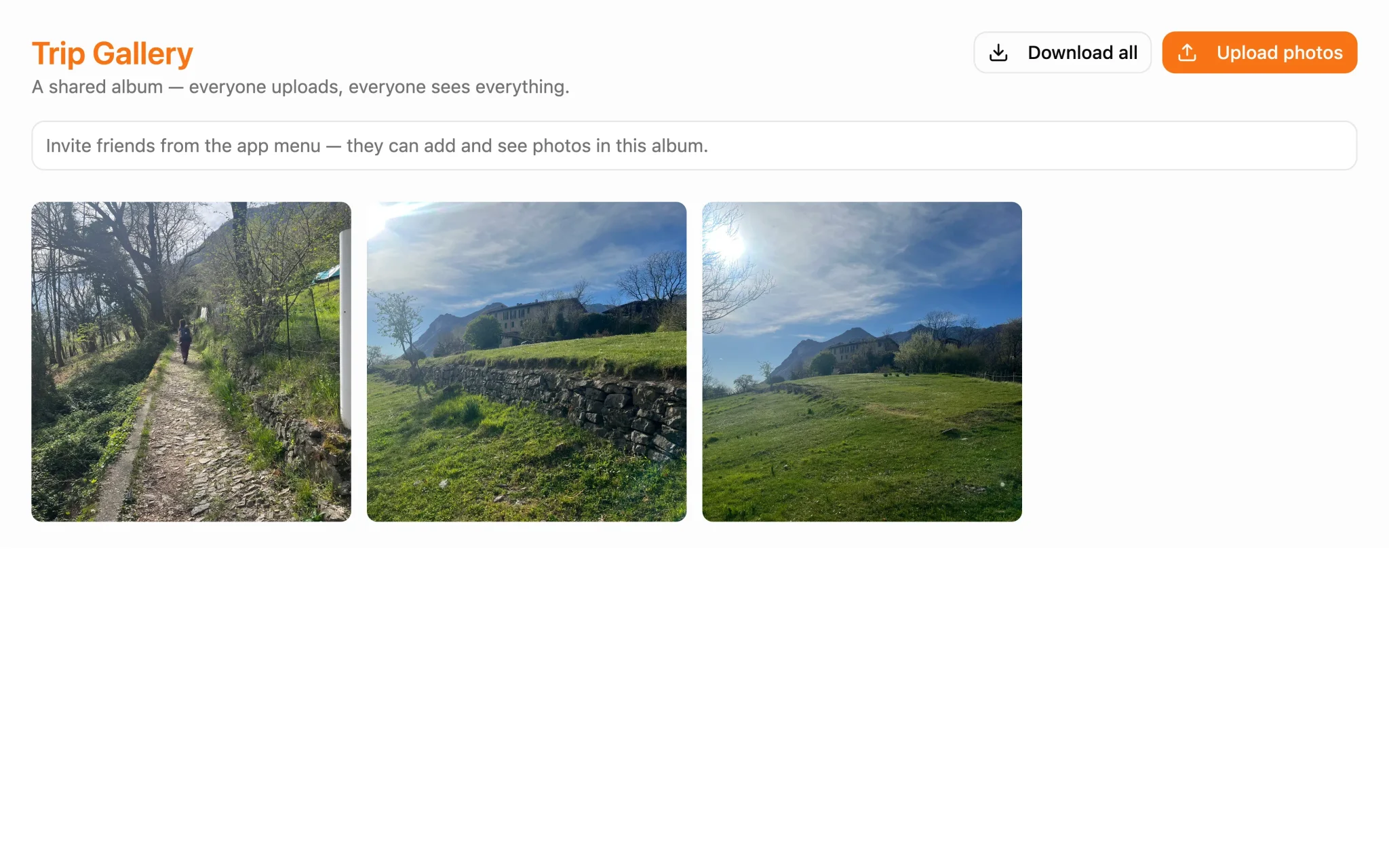 Trip Gallery screenshot 1