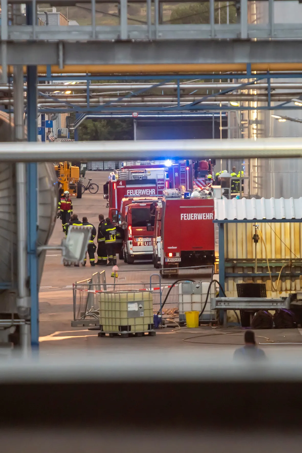Brand in Kremser Chemiebetrieb