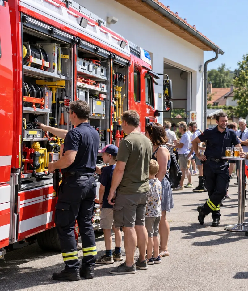 Feuerwehrfest: drei Tage beim Feuerwehrhaus