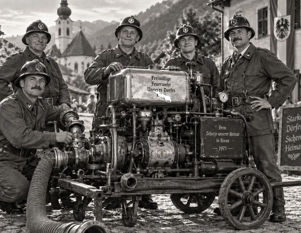 1936: Die erste Motorspritze