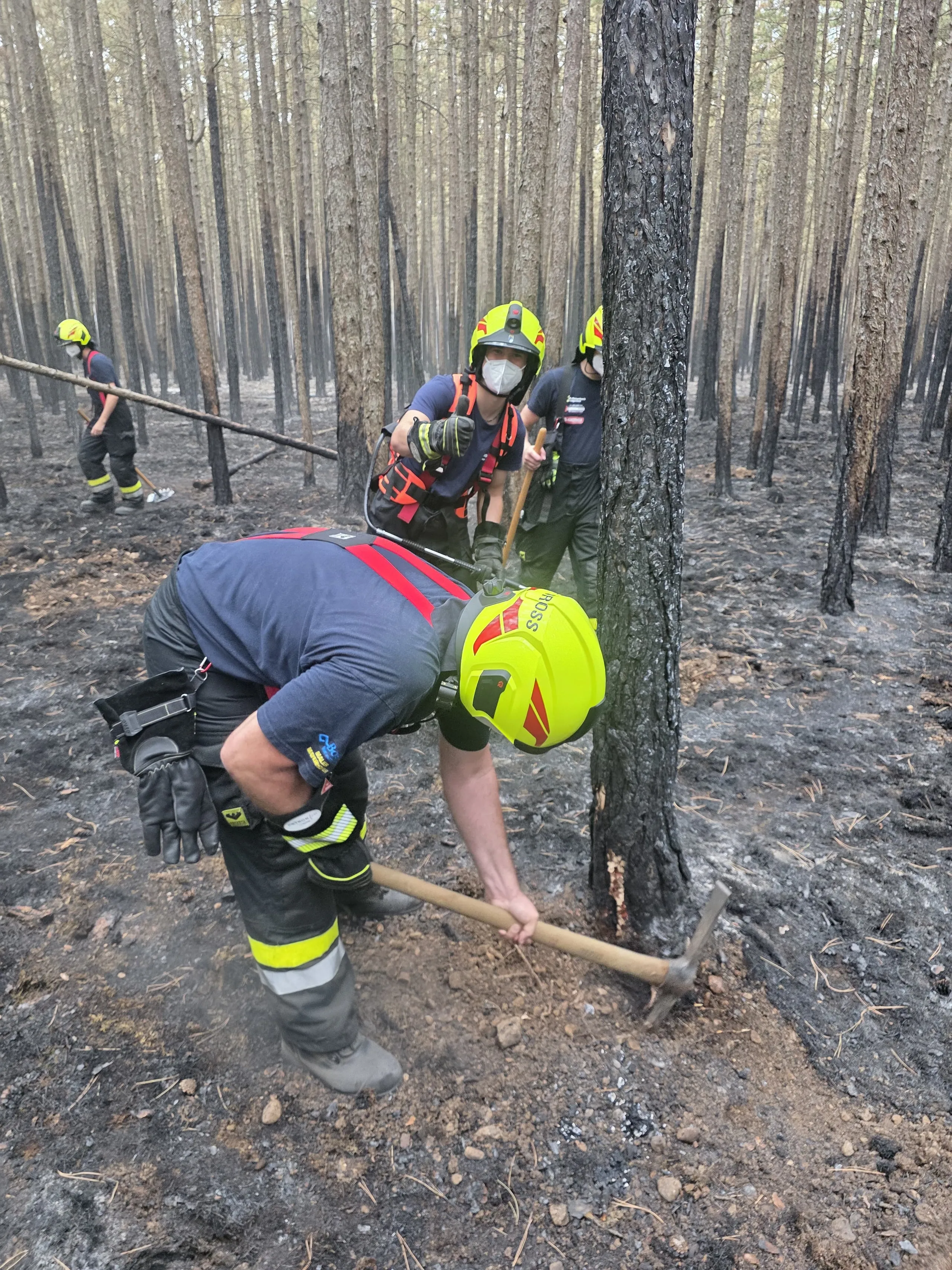 Gallery image 2 - KHD-Einsatz im Föhrenwald – FF Droß im Einsatz
