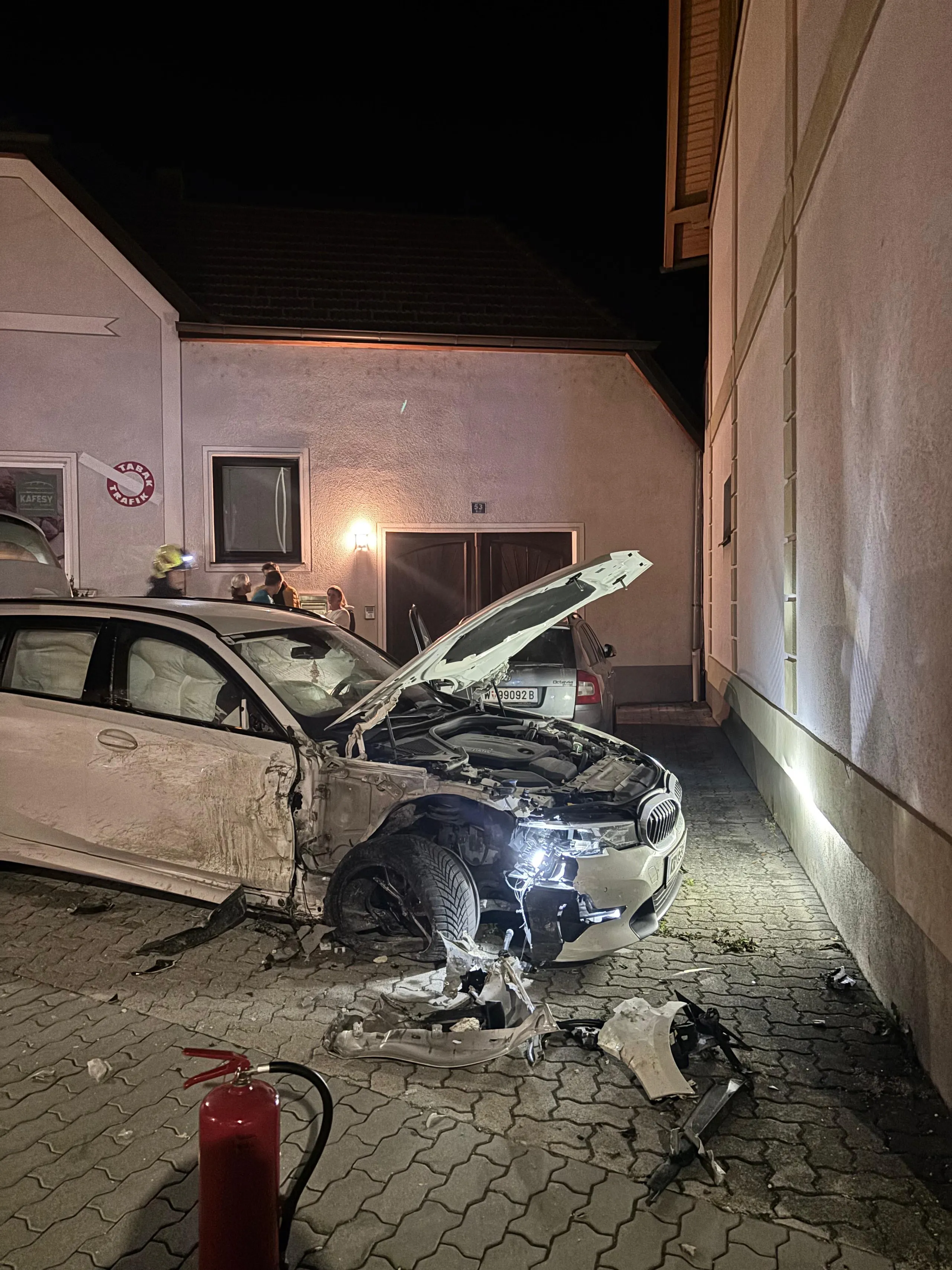 Fahrzeugbergung im Kreuzungsbereich „Am Platzl“
