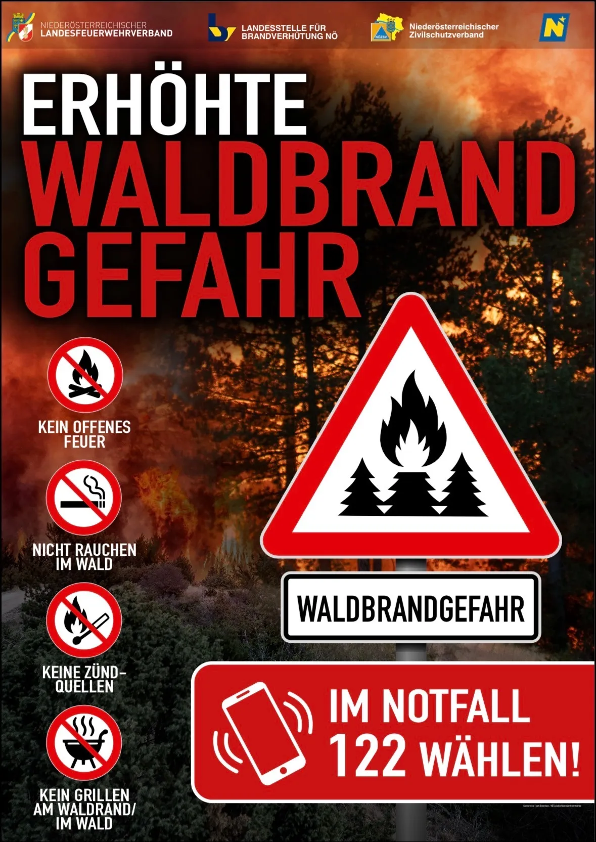Erhöhte Waldbrandgefahr 🔥