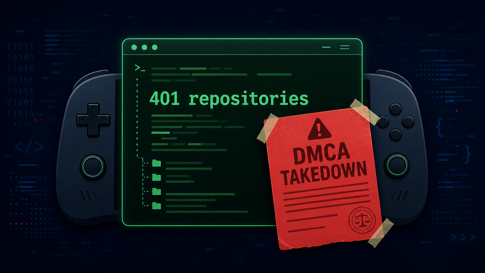 Nintendo Files DMCA Takedowns Against 401 GitHub Repositories Hosting Switch Emulators