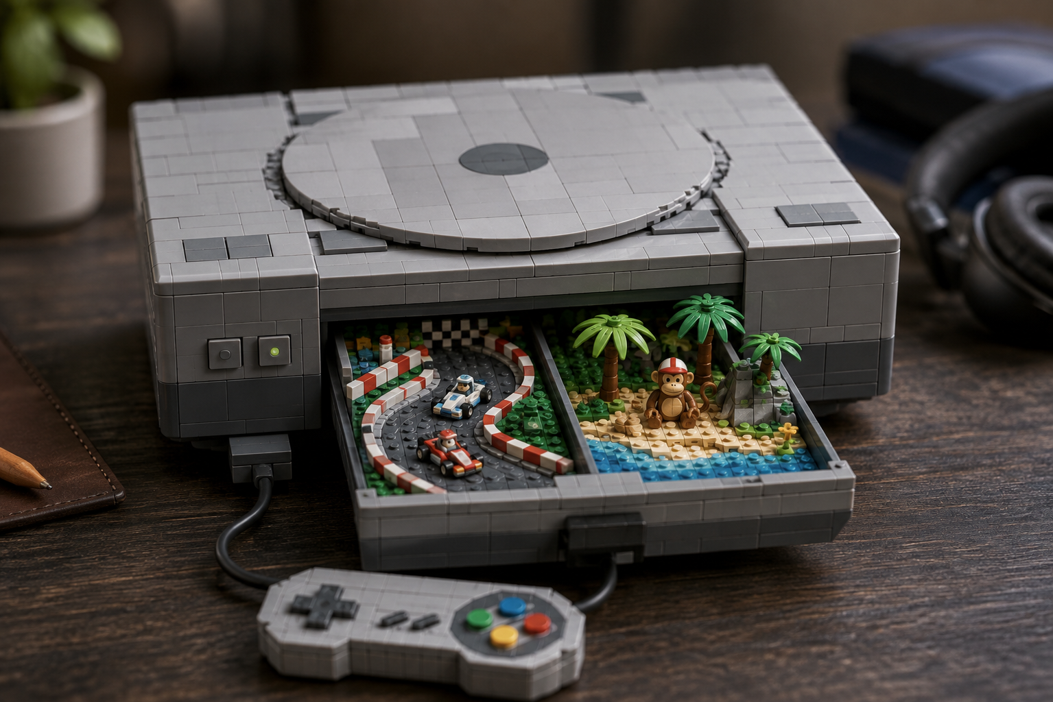 Sony and LEGO Officially Unveil 1,911-Piece LEGO PlayStation Console Set for October 1 Release