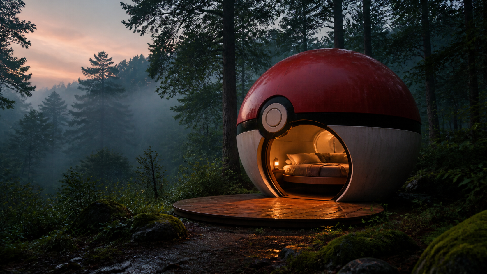 Pokémon Sleep and NOT A HOTEL Reveal Real Poké Ball-Themed Hotel in Hokkaido, Reservations Open September 15