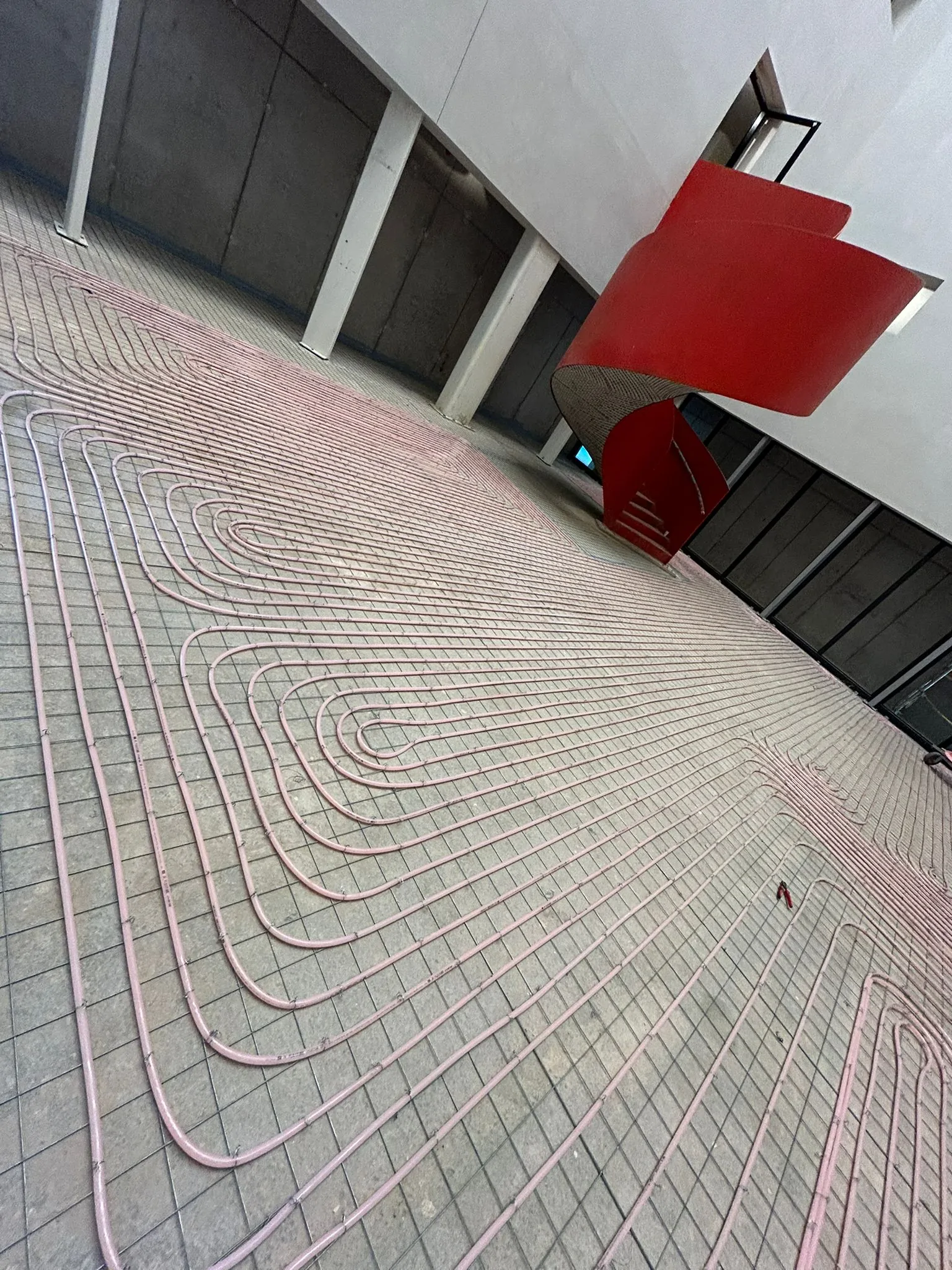 Vloerverwarming installatie voor zakelijke projecten