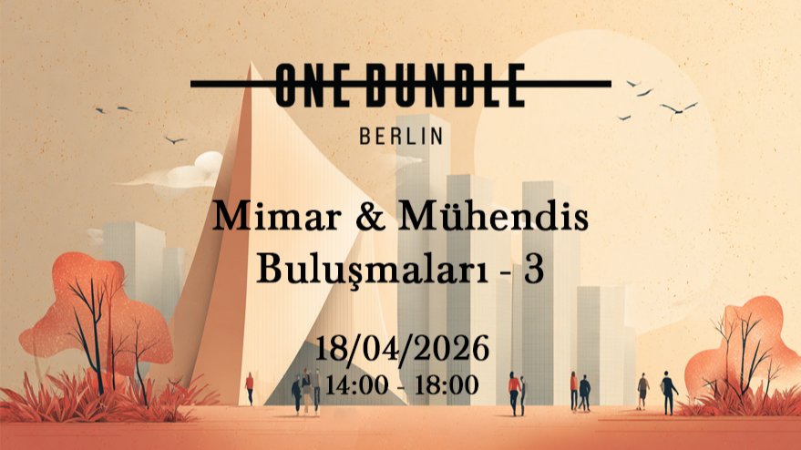 MİMAR & MÜHENDİS BULUŞMALARI - 3 Almanya’da iş arama, CV ve Portfolyo Hazırlama