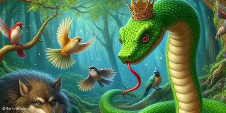 About the Snake King and Colorful Mice
