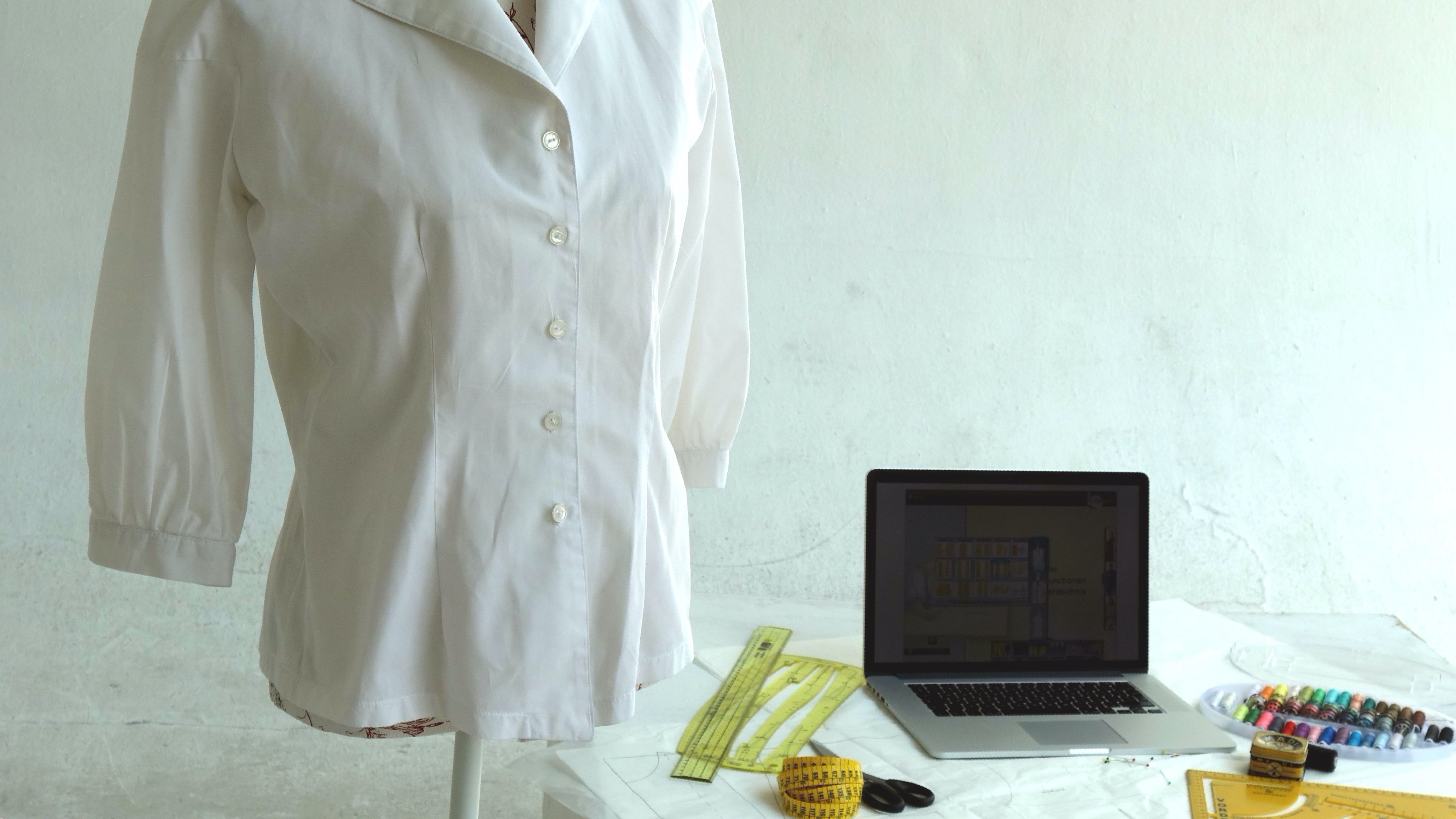 Schnittkonstruktion nach Maß: Bluse, Rock, Kleid