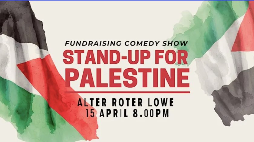 Stand Up For Palestine - Fundraising Comedy Show