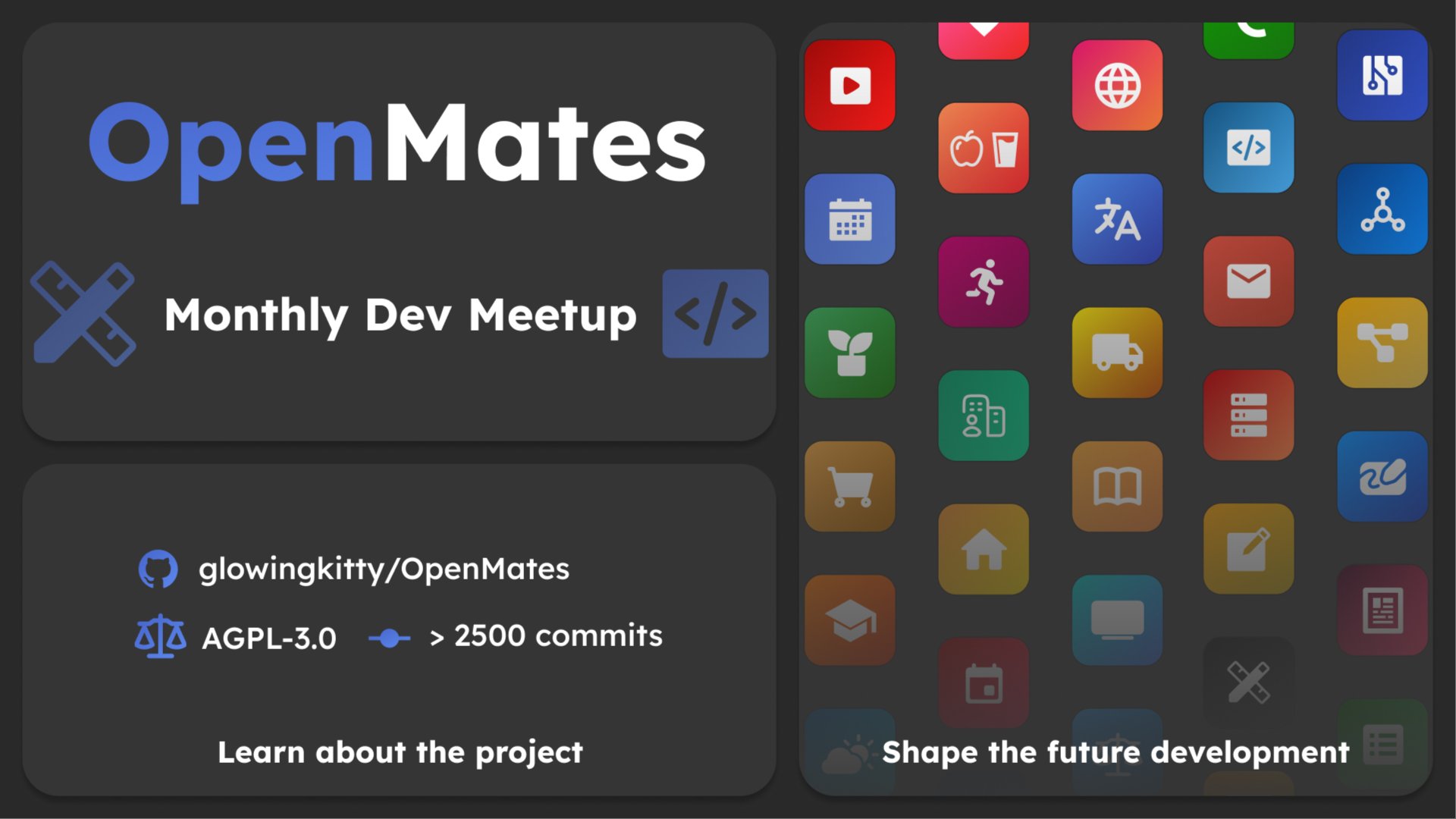 OpenMates Monthly Dev Meetup