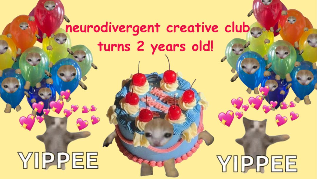 Neurodivergent Creative Tuesdays - * ˚ ✦ 2 YEAR ANNIVERSARY!! * ˚ ✦