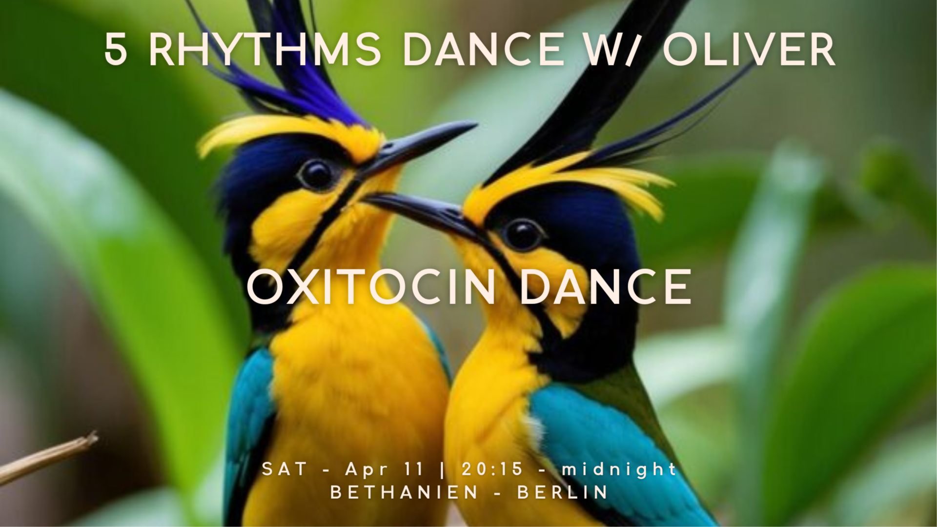 5Rhythms Dance with Oliver 〜 OXITOCIN DANCE