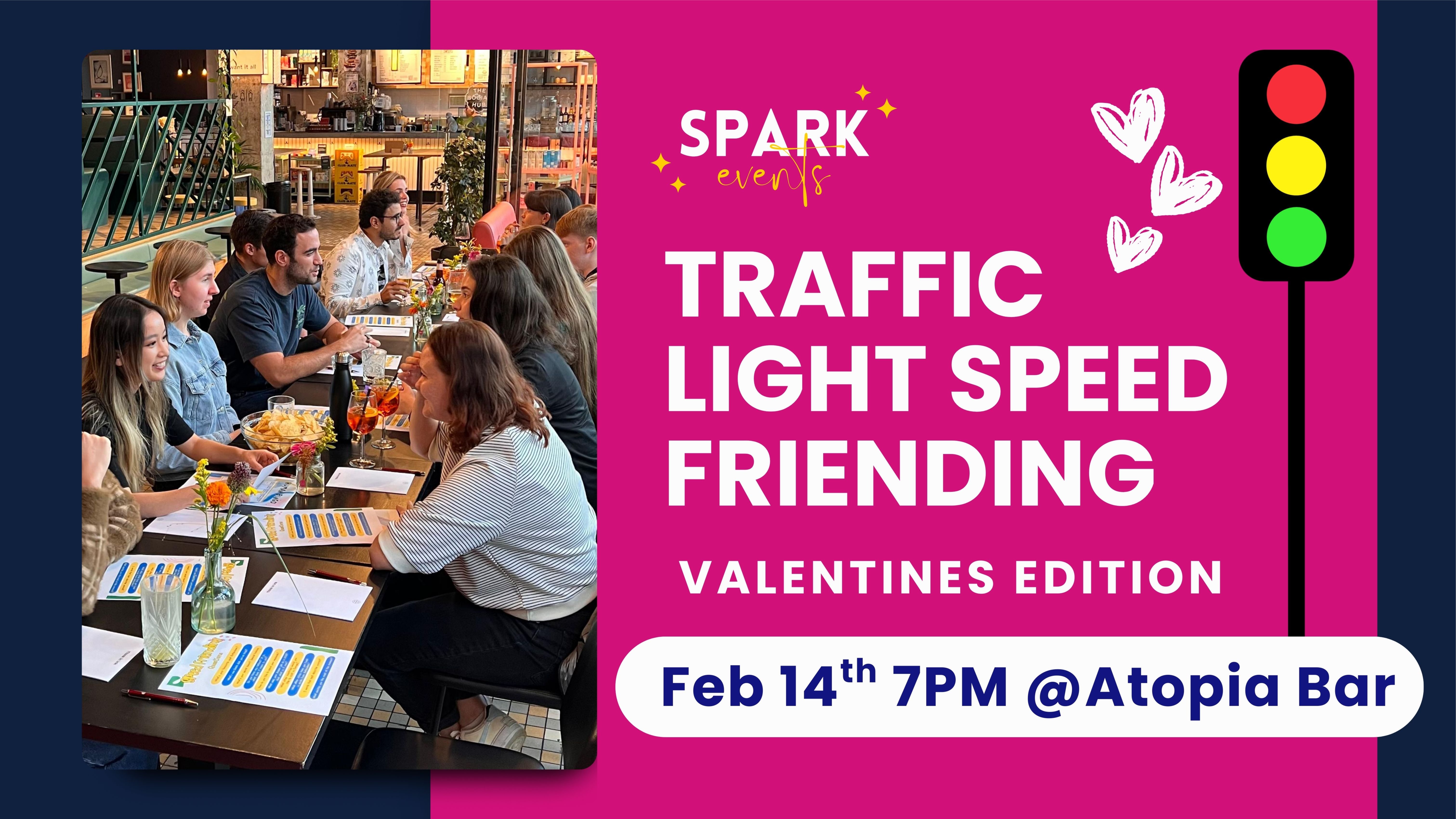 🚦Valentines Day Traffic Light Speed Friending 💞