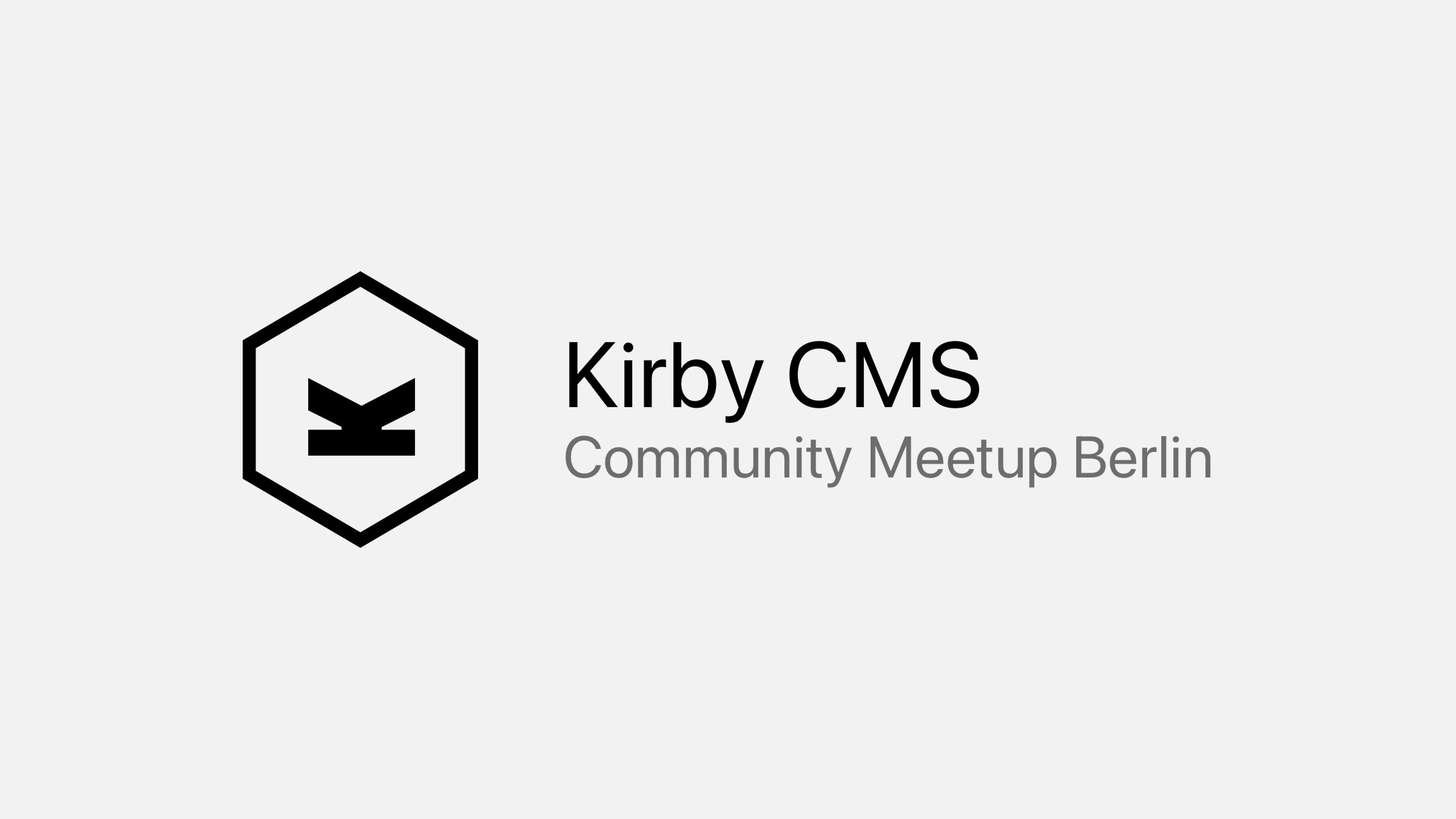 Kirby CMS Berlin • Get Together