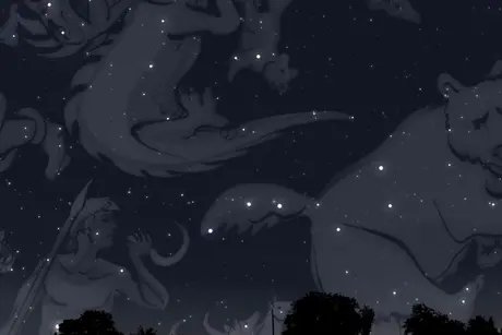 The sun, moon and stars