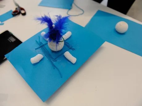 Family workshop on "Phoebe Collings James. The subtle rules the dense"