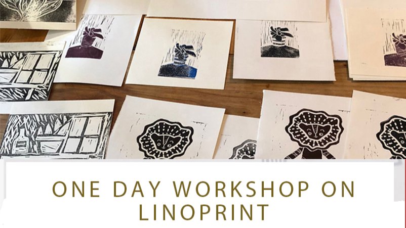 1 DAYS WORKSHOP ON LINOCUT with and without printing press