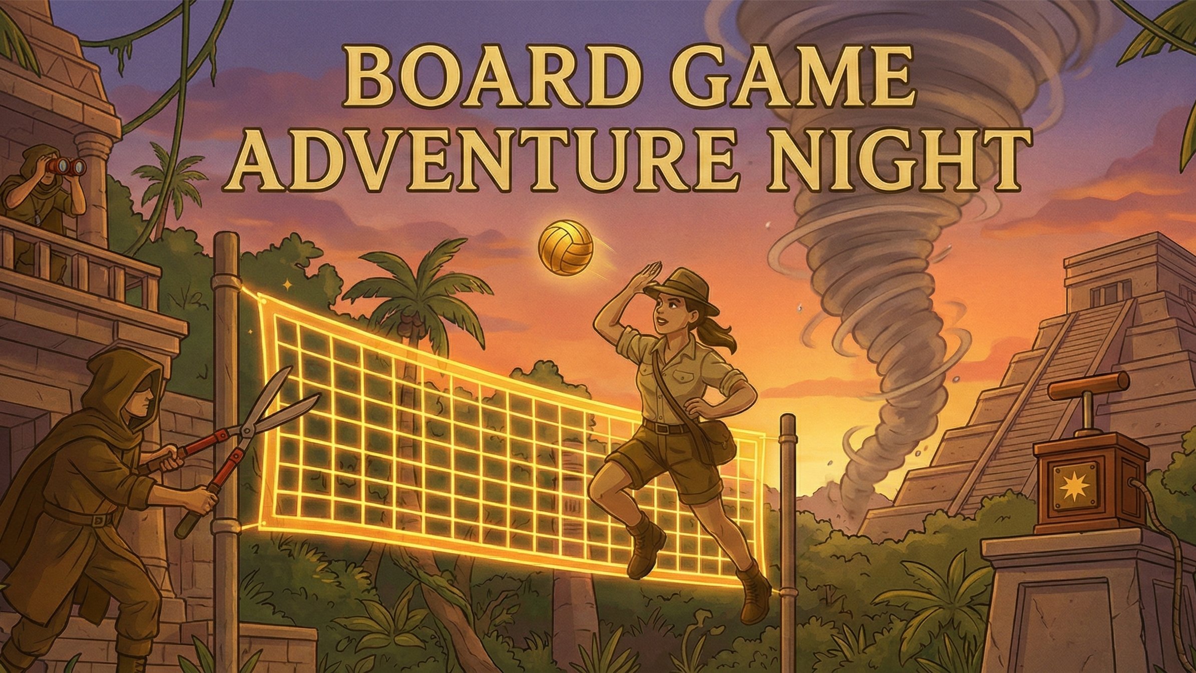 Social Deduction board game evening