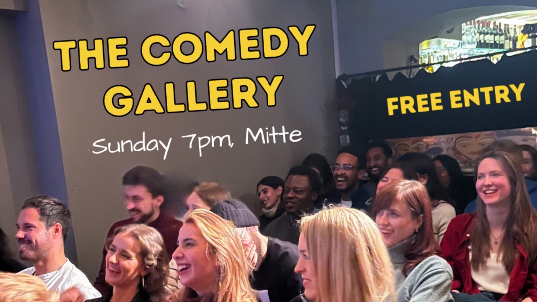 Laughs and Drinks in an Art Gallery π #Mitte (Kindly read event description)