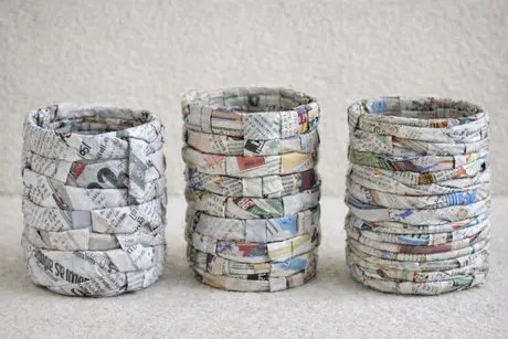 From Newspaper to Object: Crocheting with Paper
