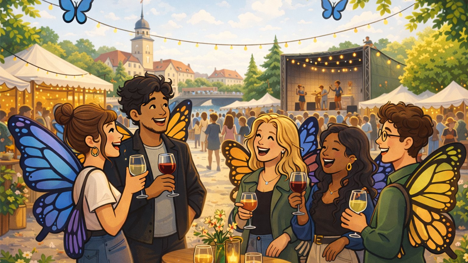 🍷 Köpenick Spring Wine Festival Meetup – Social Butterfly Club 🦋