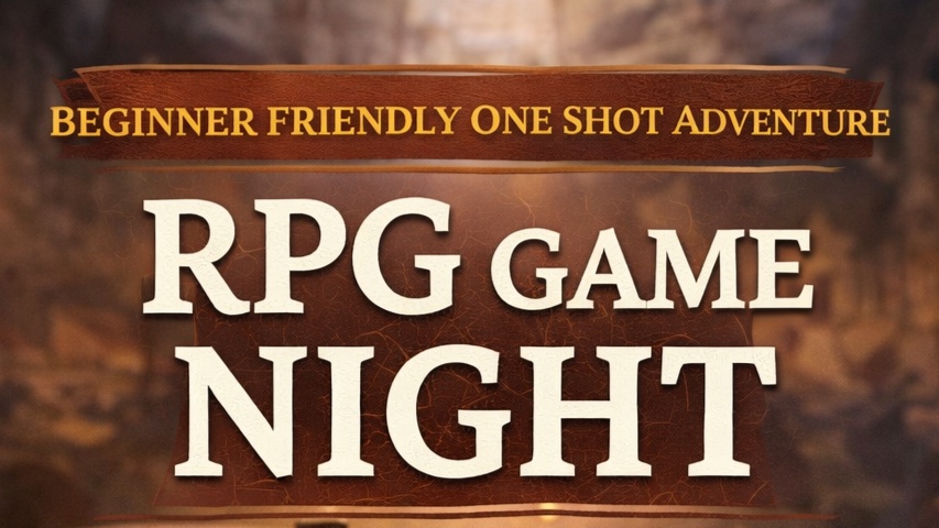 Beginners/Anfänger | RPG Adventure evening