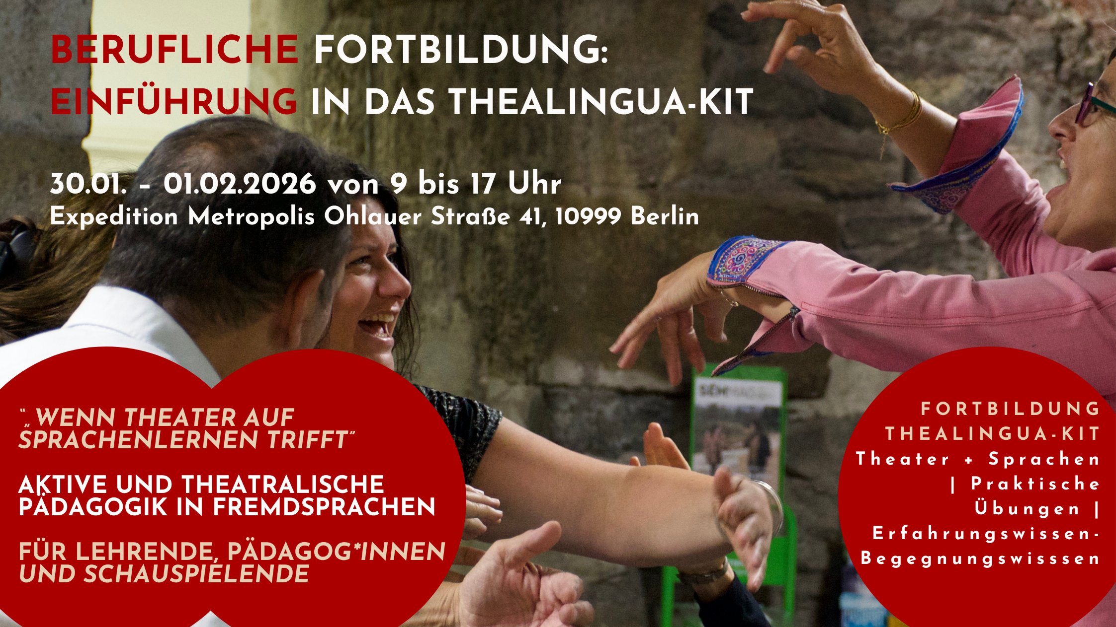 BERUFLICHE FORTBILDUNG : EINFUHRUNG IN DAS THEALINGUA KIT