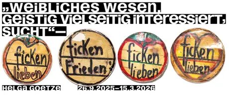 Female, intellectually versatile and interested, seeks - Helga Goetze