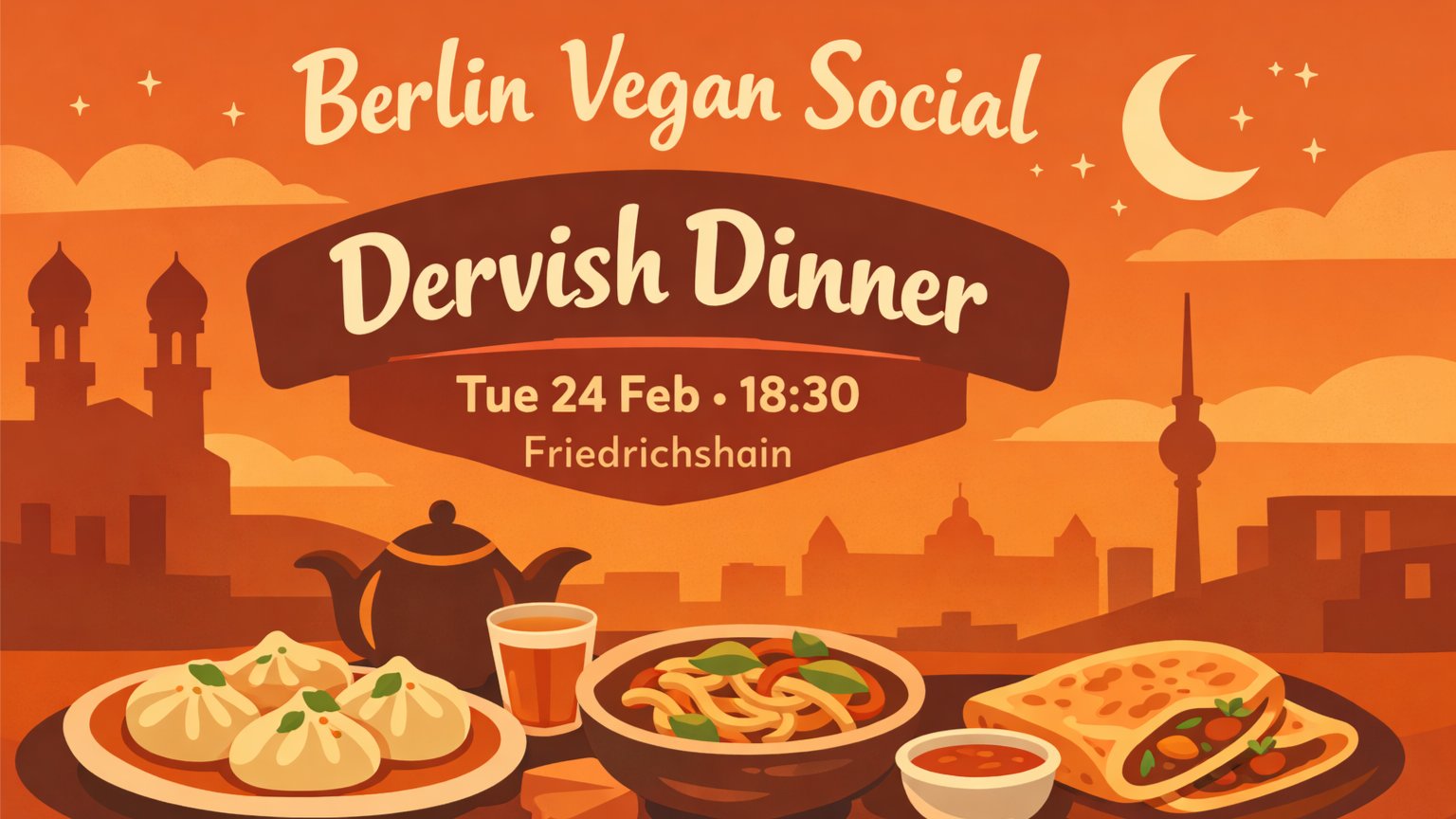 Vegan Uzbek Dinner - Dervish