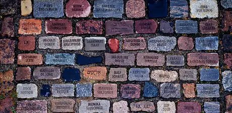 Memorial Space: Names and Stones