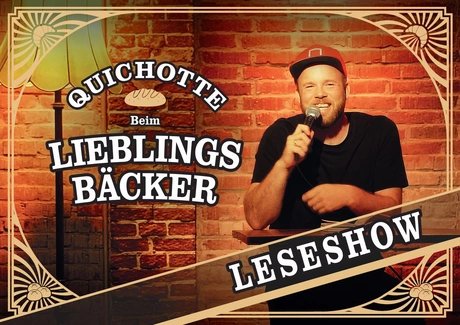Quichotte: At the favorite bakery - reading show