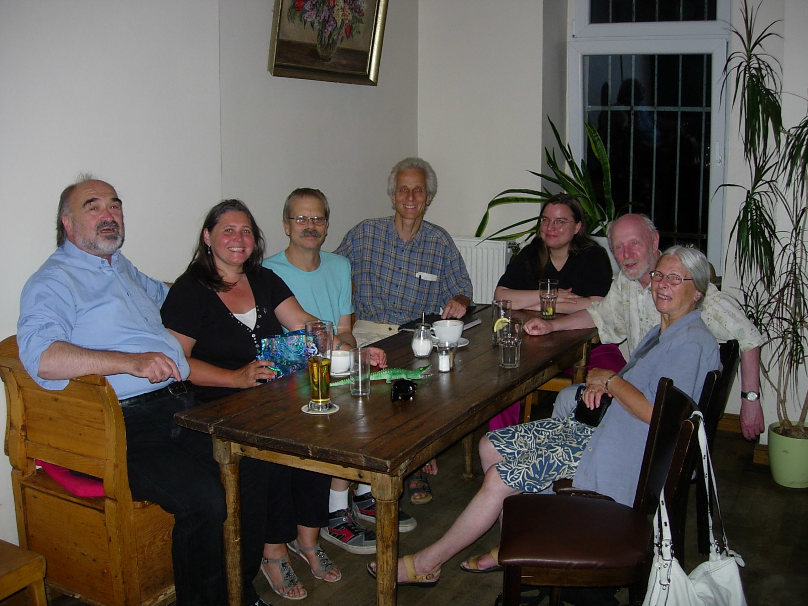 Esperanto Conversation in Restaurant Lichtblick, Moabit