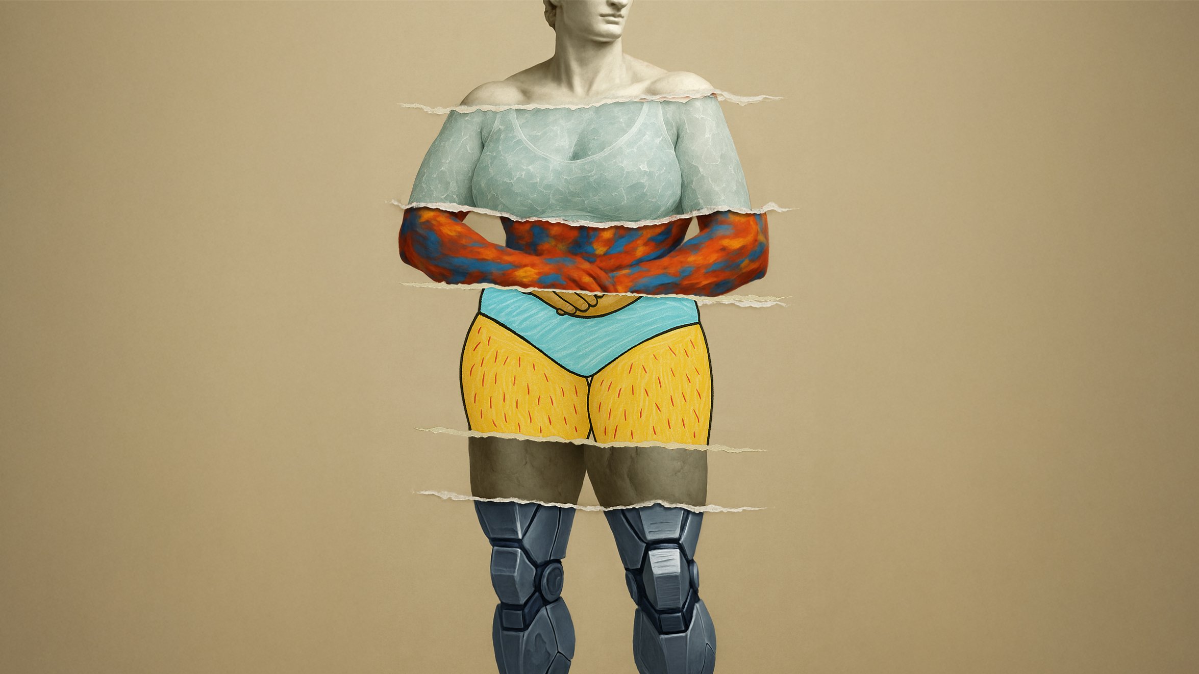 How do I see my body? A partially silent discussion